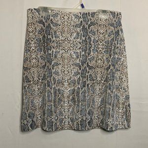 Women's In Charge Size S? - Brown/Black  Sheer Skirt w/ No Lining 27" x 16"